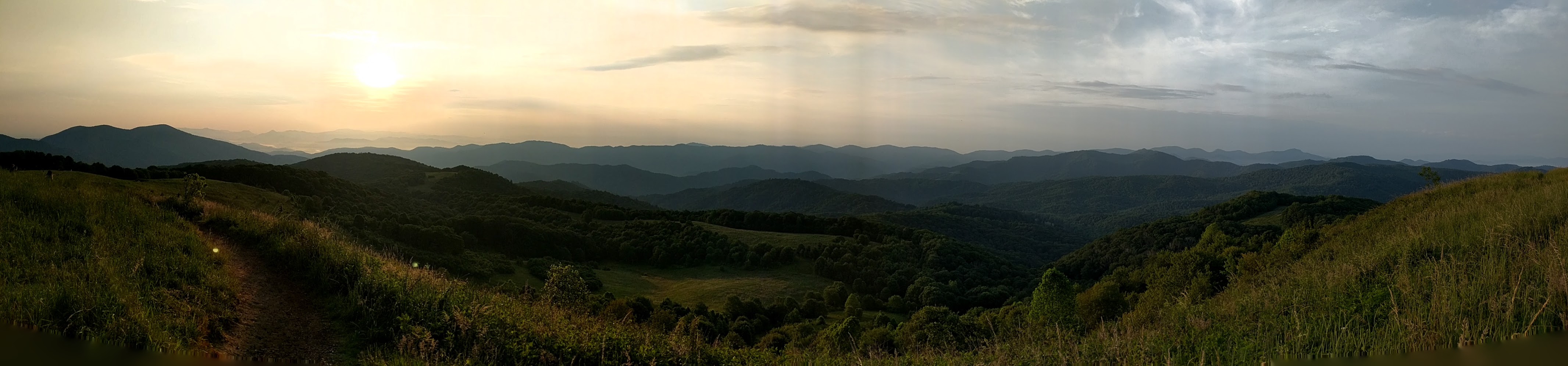 Figure 3: View From Max Patch in the Morning