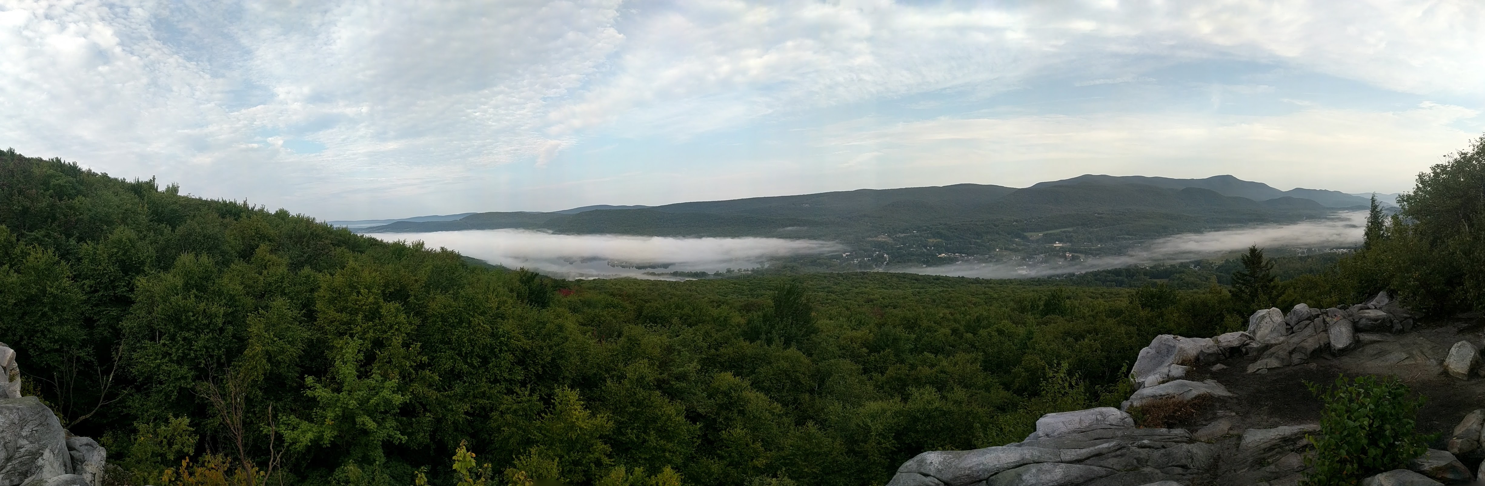 Figure 2: View From The Cobbles, Mt. Greylock, Cheshire Mass (in valley)