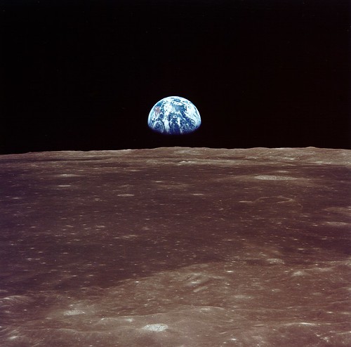 Figure 1: “Archive: Apollo 11 Sees Earthrise (NASA, Marshall, 07/69)” by by NASA’s Marshall Space Flight Center is licensed under CC BY-NC 2.0