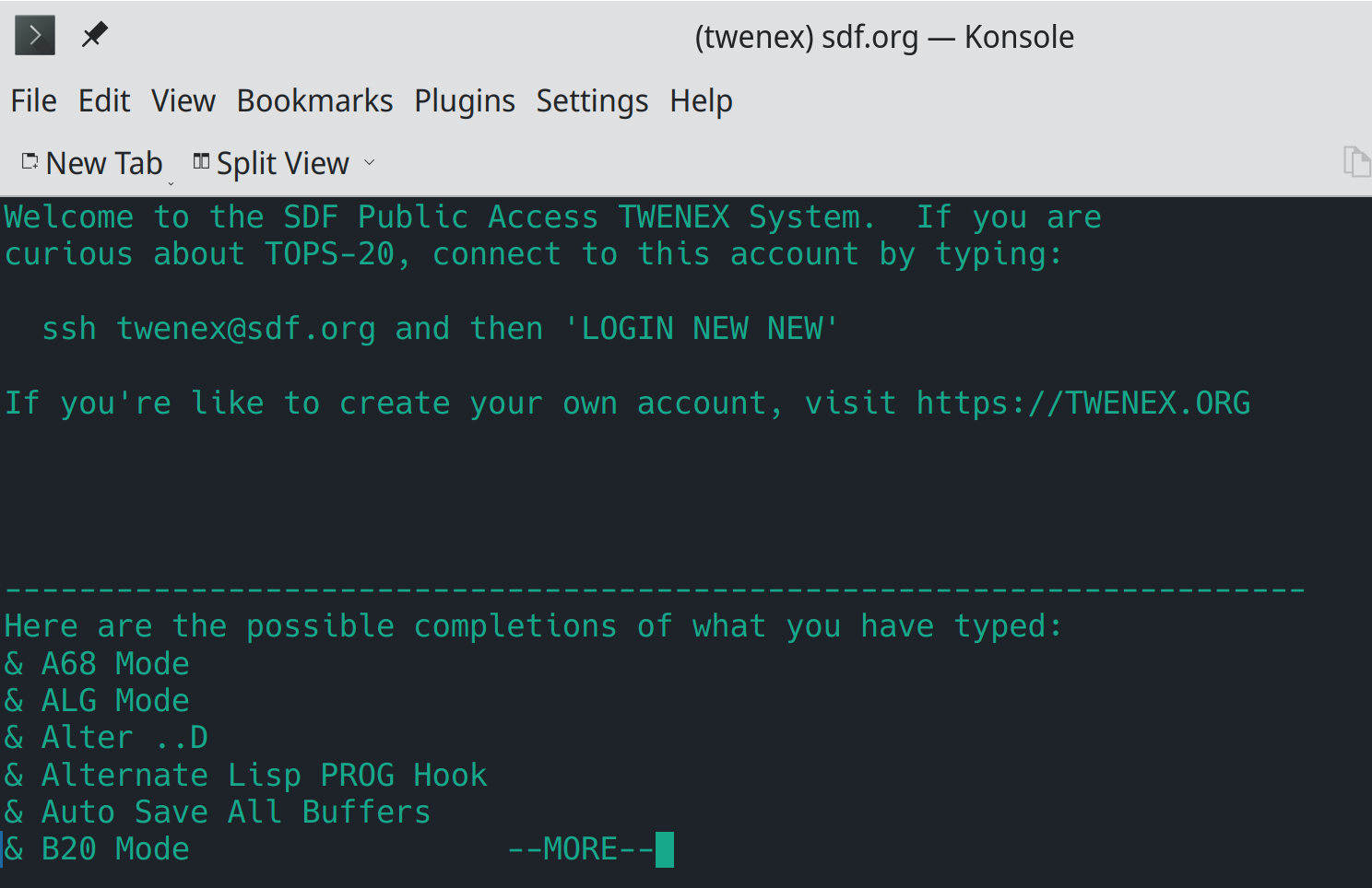 Figure 1: “Teco Emacs on TOPS20” by George M. Jones is licensed under CC BY 2.0