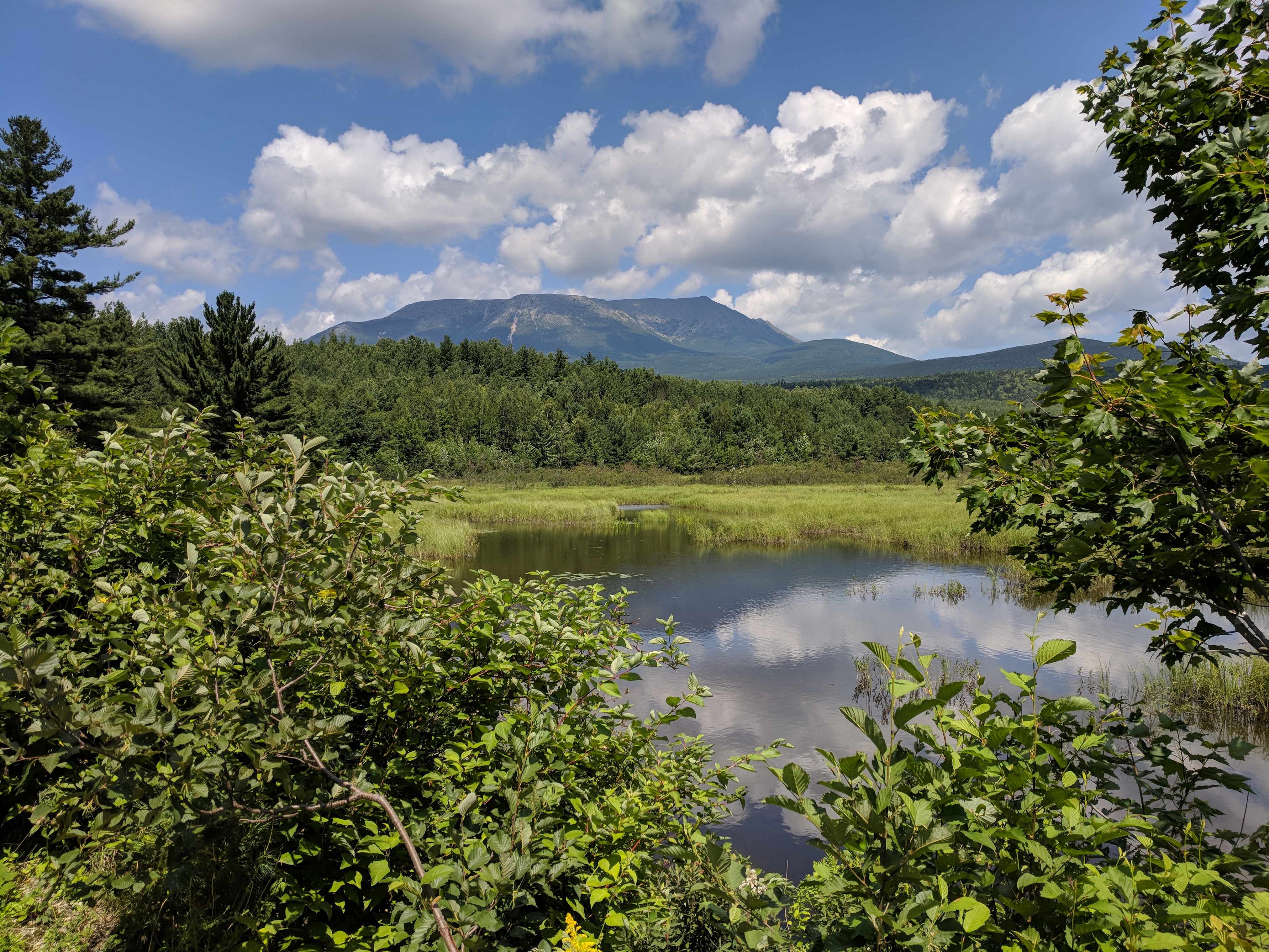 Figure 1: Mt. Katahdin from Abol Bridge, 2018