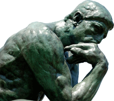 Thinker - Rodin Thinker Clipart@pikpng.com